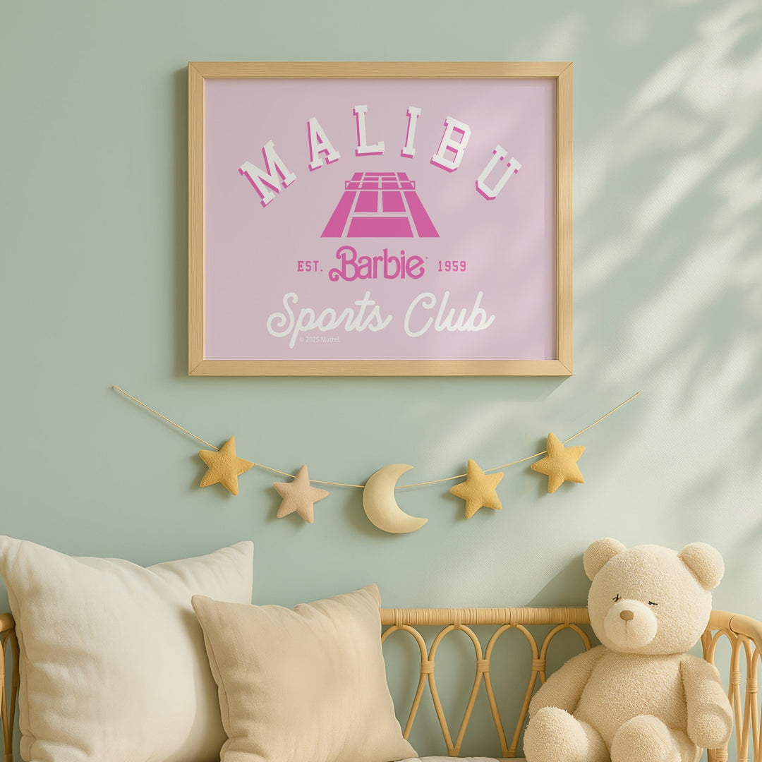 Barbie Malibu Sports Club Landscape Print wall - art - picture - poster