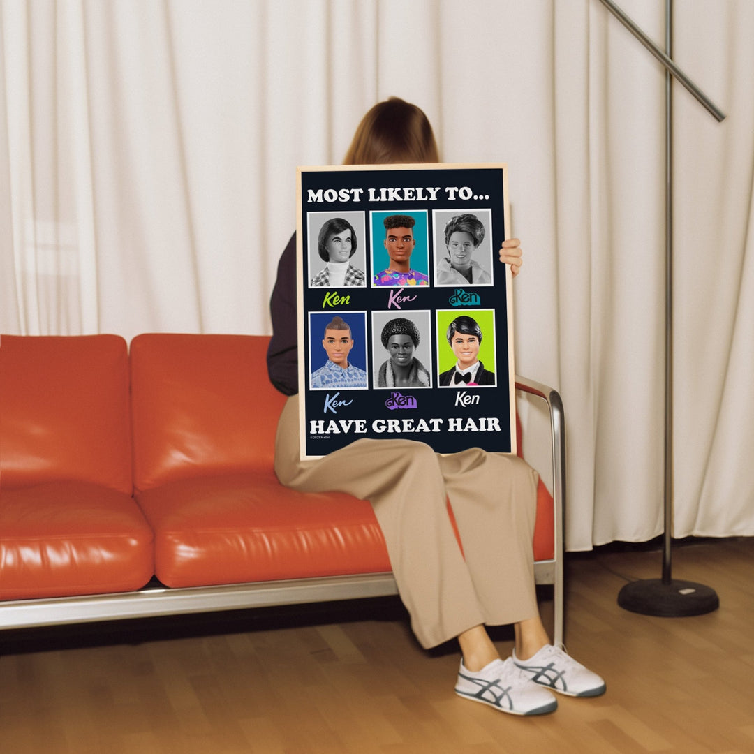 Barbie Most Likely to Have Great Hair Ken Print wall - art - picture - poster