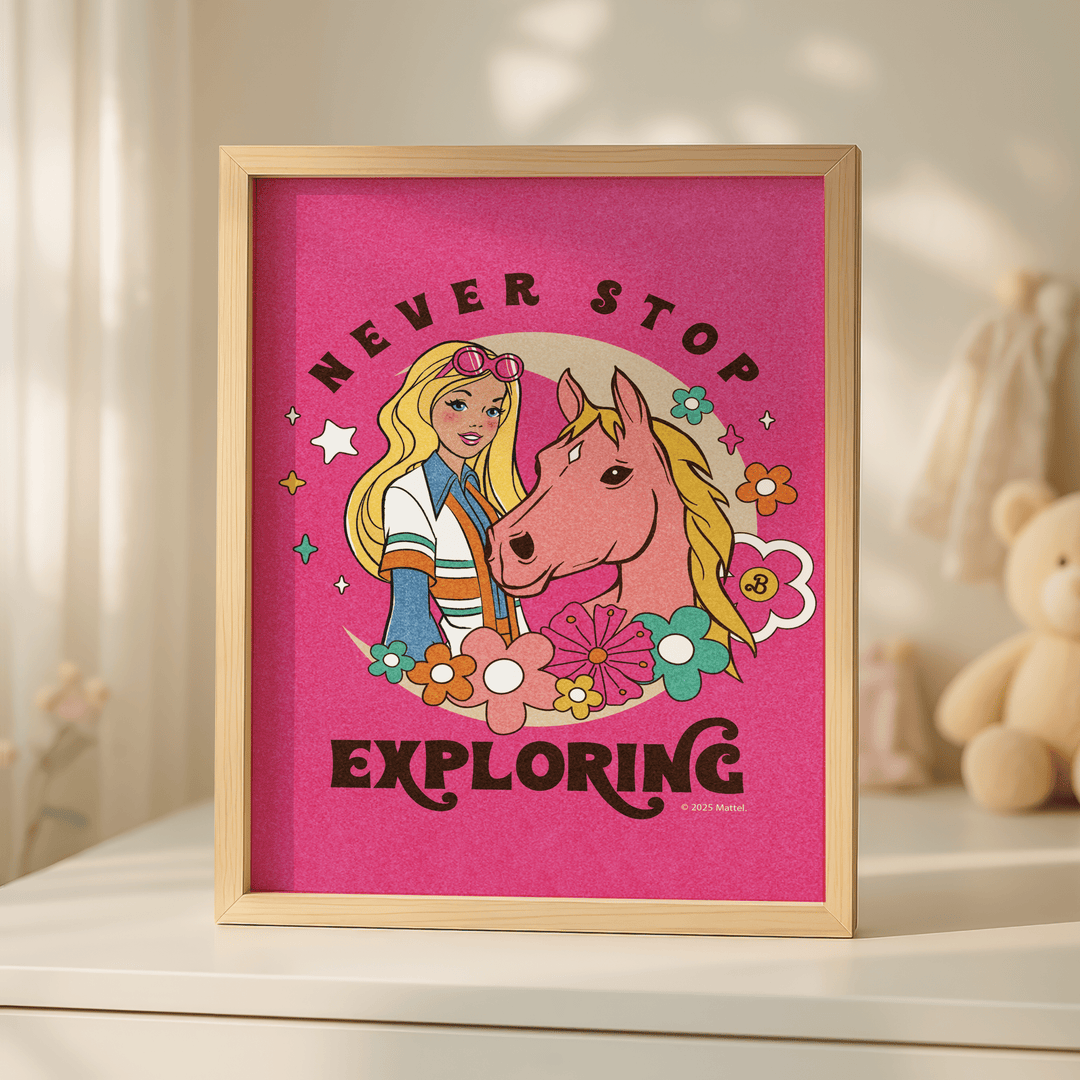 Barbie Never Stop Exploring Wall Art Print wall - art - picture - poster