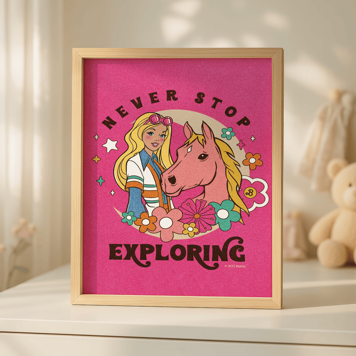 Barbie Never Stop Exploring Wall Art Print wall - art - picture - poster