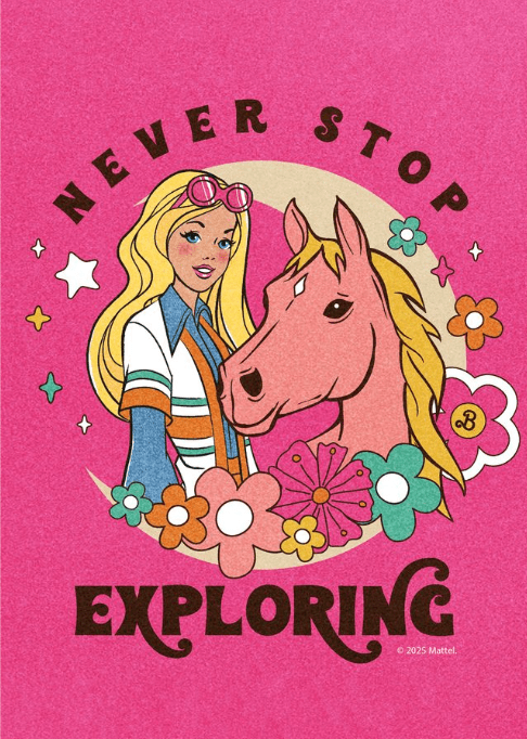 Barbie Never Stop Exploring Wall Art Print,frame