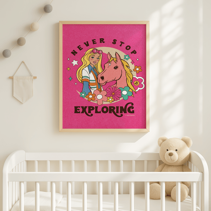 Barbie Never Stop Exploring Wall Art Print wall - art - picture - poster