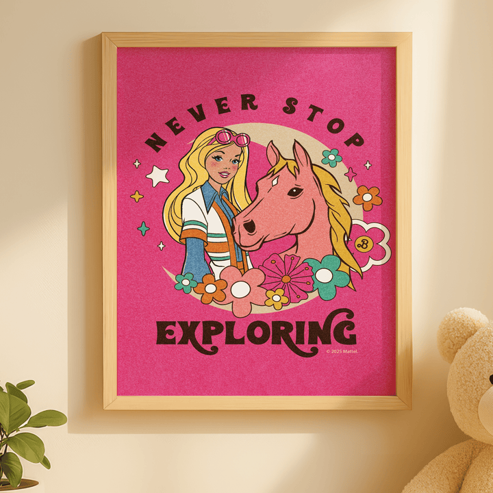 Barbie Never Stop Exploring Wall Art Print wall - art - picture - poster