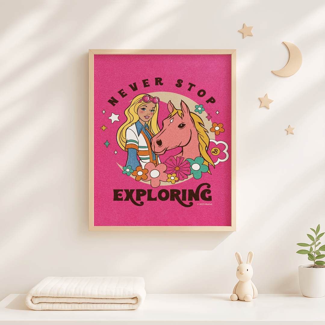 Barbie Never Stop Exploring Wall Art Print wall - art - picture - poster
