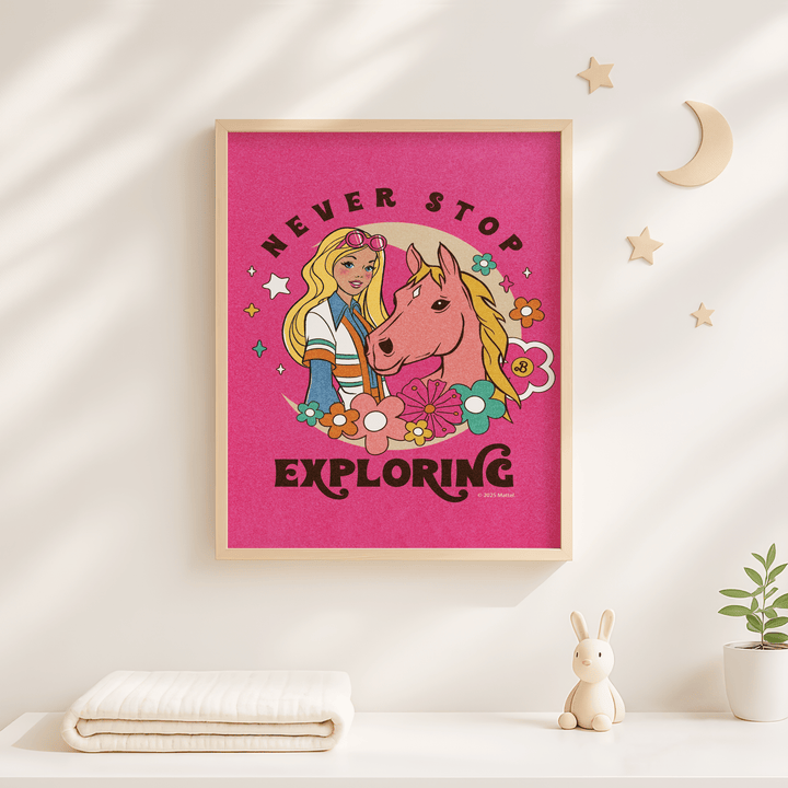 Barbie Never Stop Exploring Wall Art Print wall - art - picture - poster