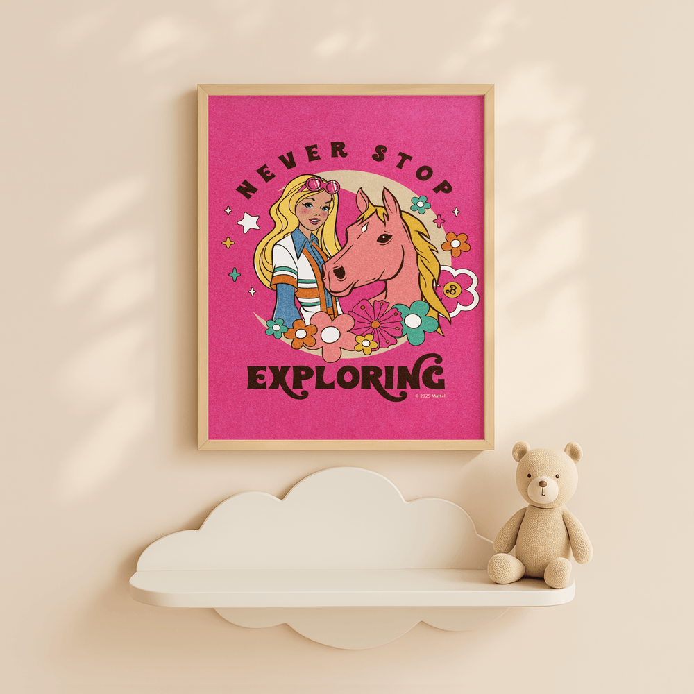 Barbie Never Stop Exploring Wall Art Print wall - art - picture - poster