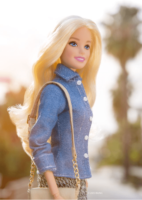 Barbie Next Door Print,frame