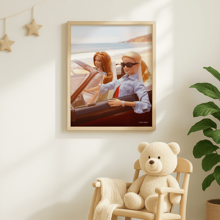 Barbie Ocean Drive Print wall - art - picture - poster
