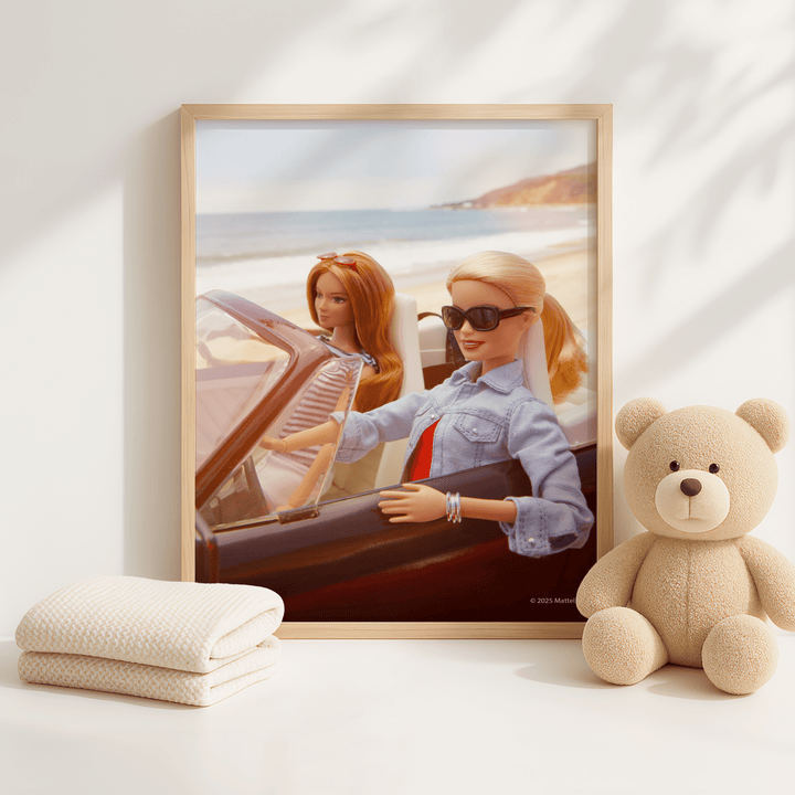 Barbie Ocean Drive Print wall - art - picture - poster