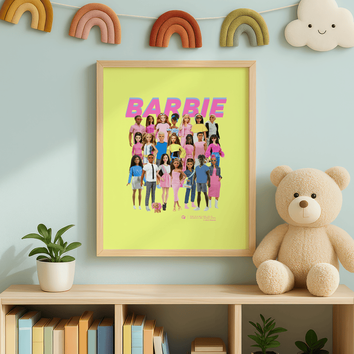 Barbie One in a Billion Poster wall - art - picture - poster