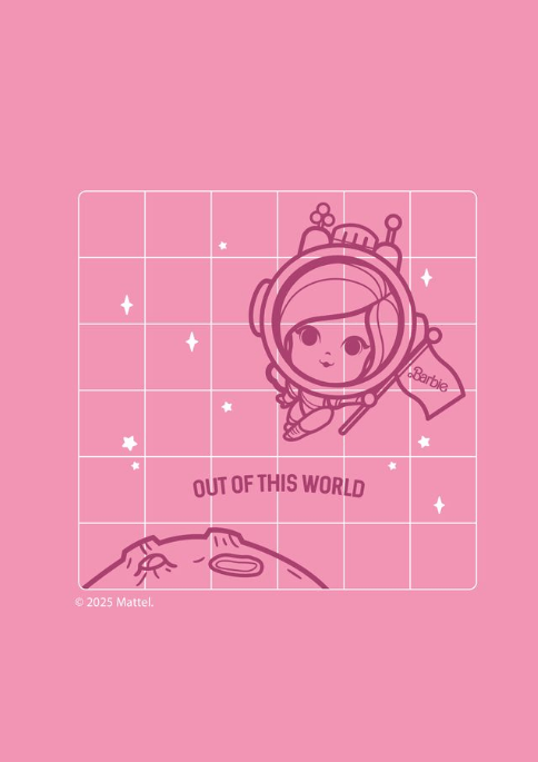 Barbie Out of This World Print,frame