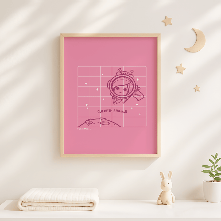 Barbie Out of This World Print wall - art - picture - poster