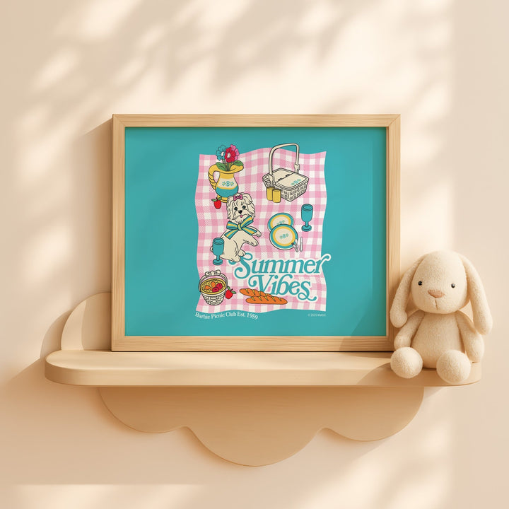 Barbie Picnic Club Dog 1959 Wall Art Landscape Print wall - art - picture - poster