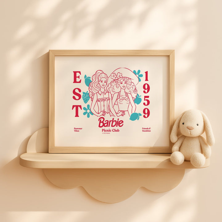 Barbie Picnic Club EST 1985 wall - art - picture - poster