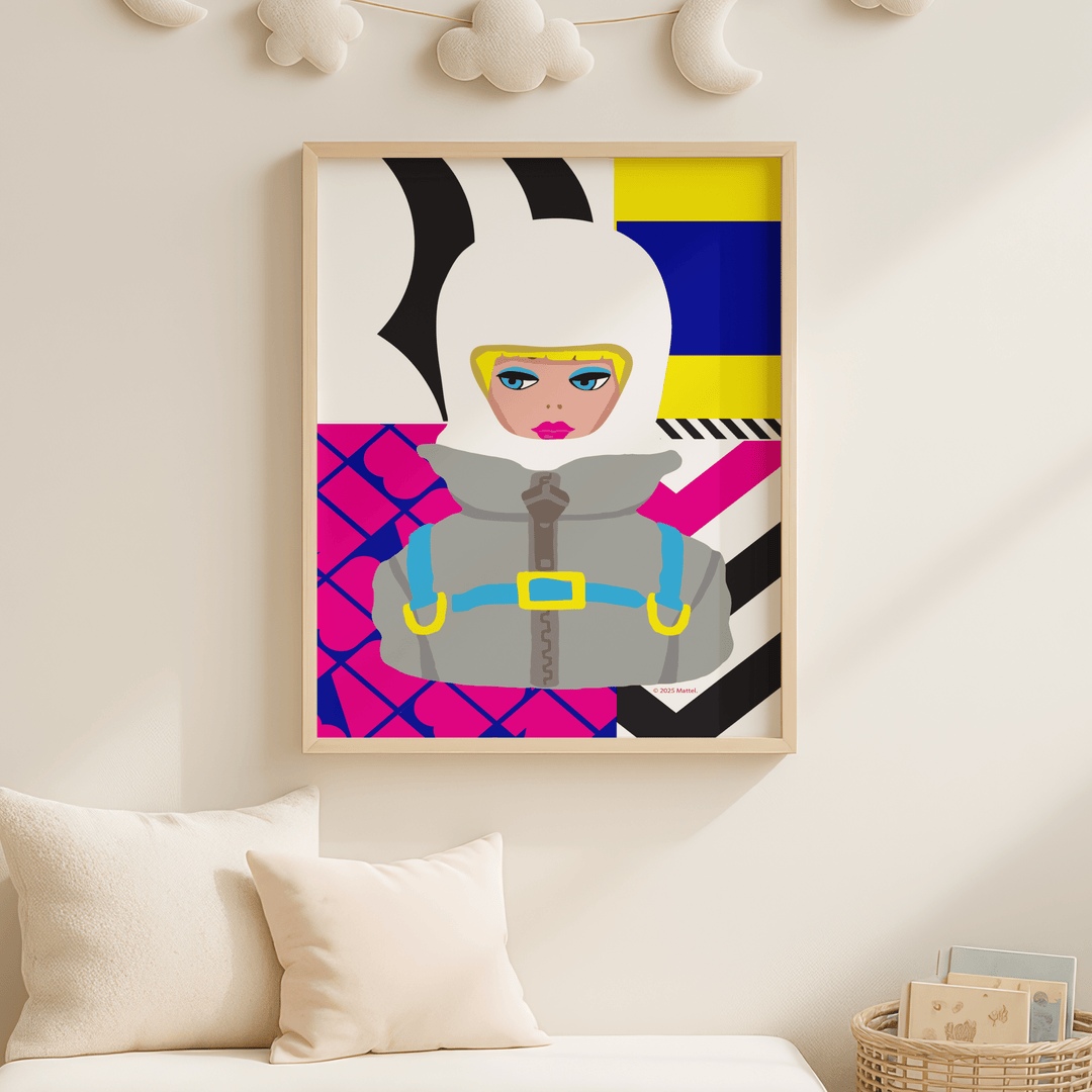 Barbie Pop Art Cubism Wall Art Print wall - art - picture - poster
