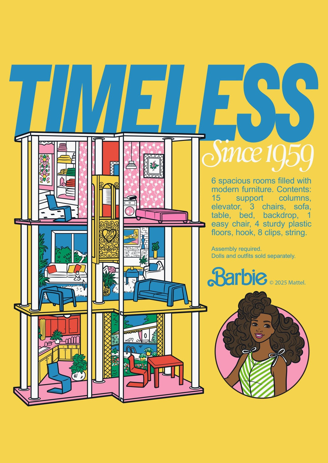 Barbie Timeless Since 1959,frame