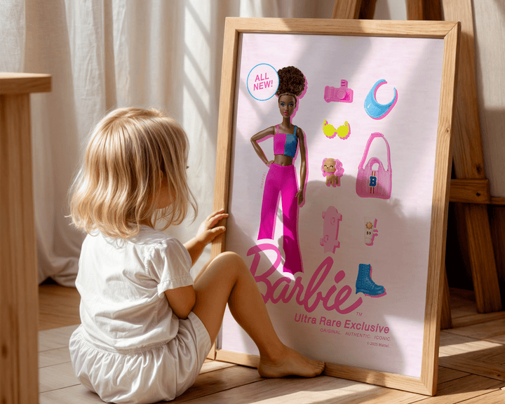 Barbie Ultra Rare Exclusive Icon Print wall - art - picture - poster