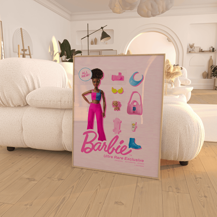 Barbie Ultra Rare Exclusive Icon Print wall - art - picture - poster