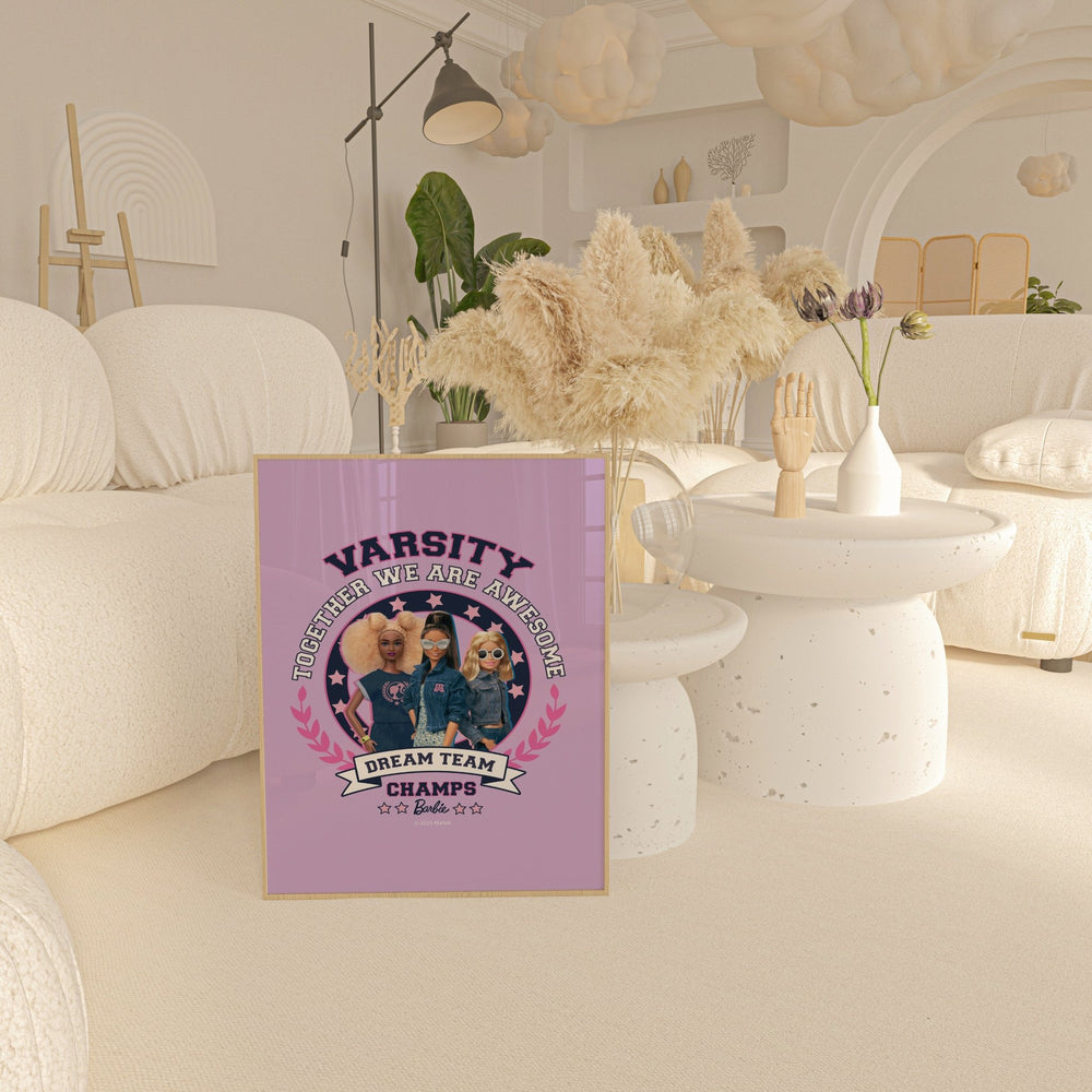 Barbie Varsity Together We Are Awesome Print wall - art - picture - poster