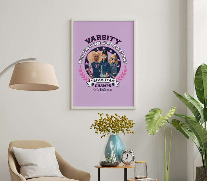 Barbie Varsity Together We Are Awesome Print wall - art - picture - poster