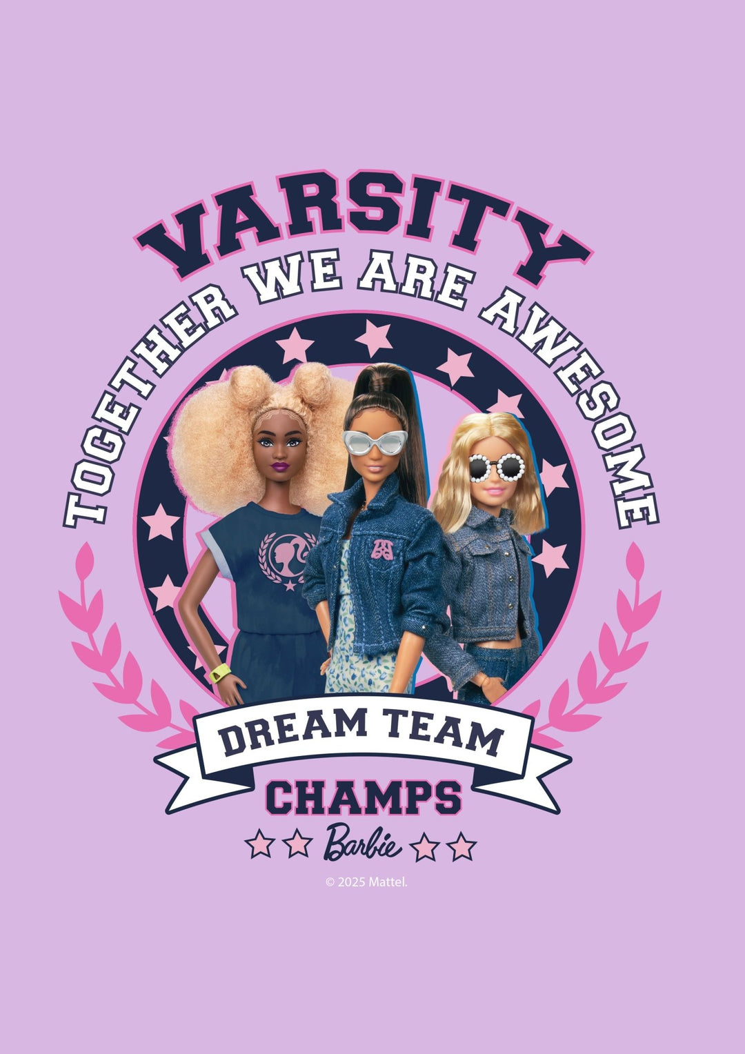 Barbie Varsity Together We Are Awesome Print,frame