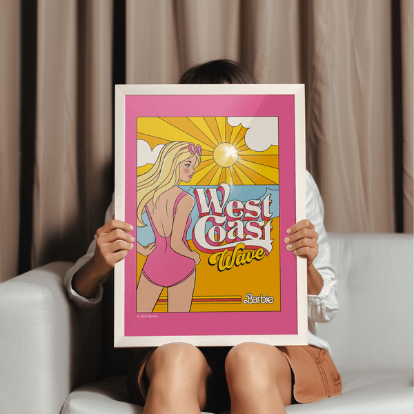 Barbie West Coast Wave Retro Print