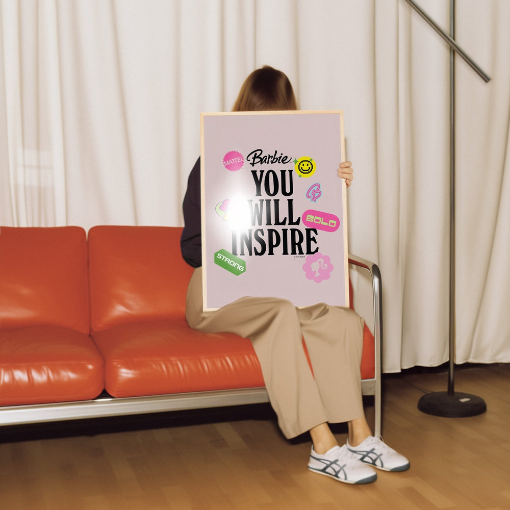 Barbie You Will Inspire Print wall - art - picture - poster
