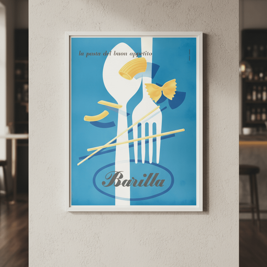 Barilla Pasta Vintage Wall Art wall - art - picture - poster