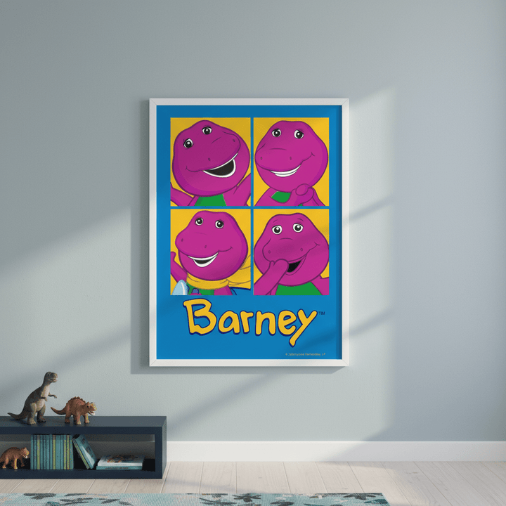 Barney 4 Moods Kids Room Wall Art Print wall - art - picture - poster