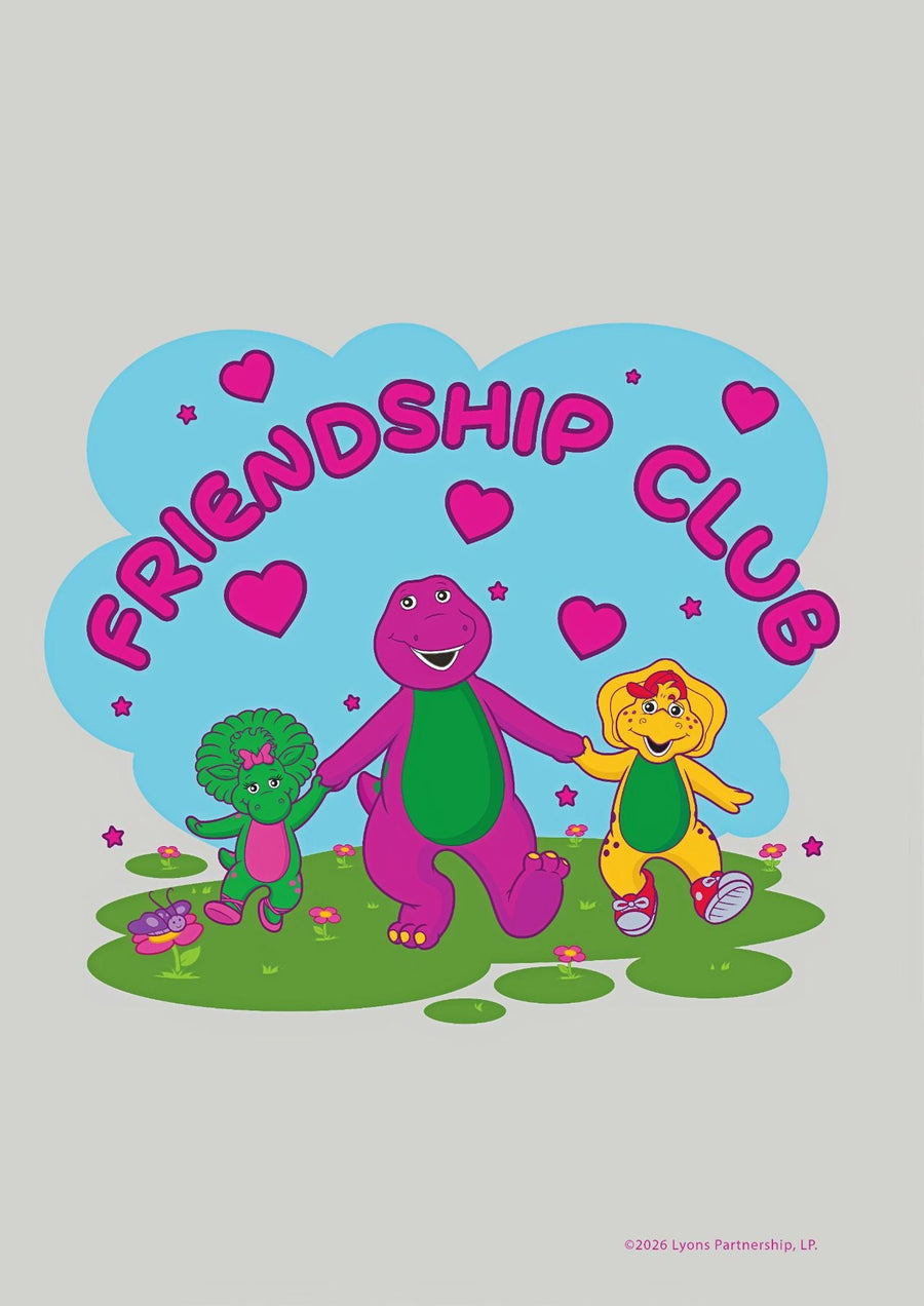 Barney Friendship Club Wall Art Print