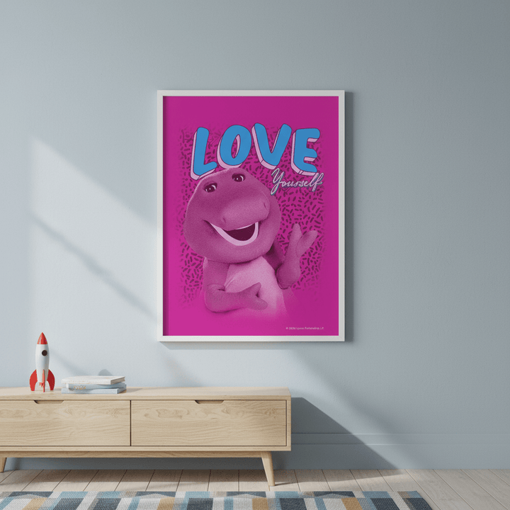 Barney Love Yourself Kids Wall Art Print wall - art - picture - poster