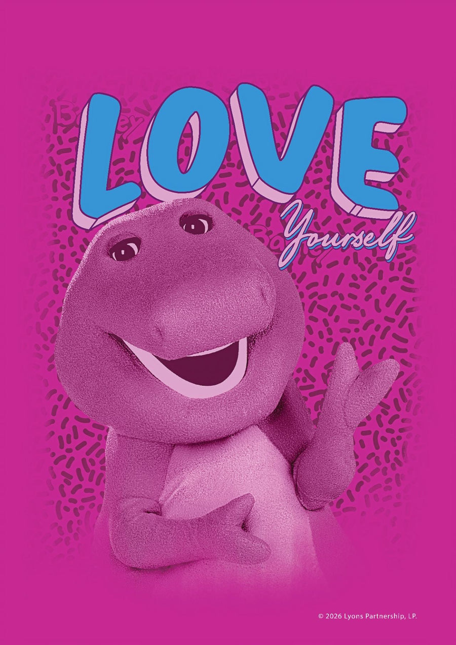 Barney Love Yourself Kids Wall Art Print