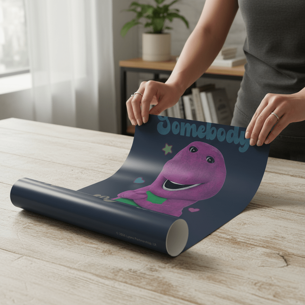 Barney Somebody Loves You Kids Bedroom Wall Art wall - art - picture - poster