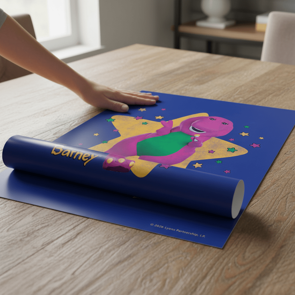 Barney Star Singer Wall Art Print wall - art - picture - poster