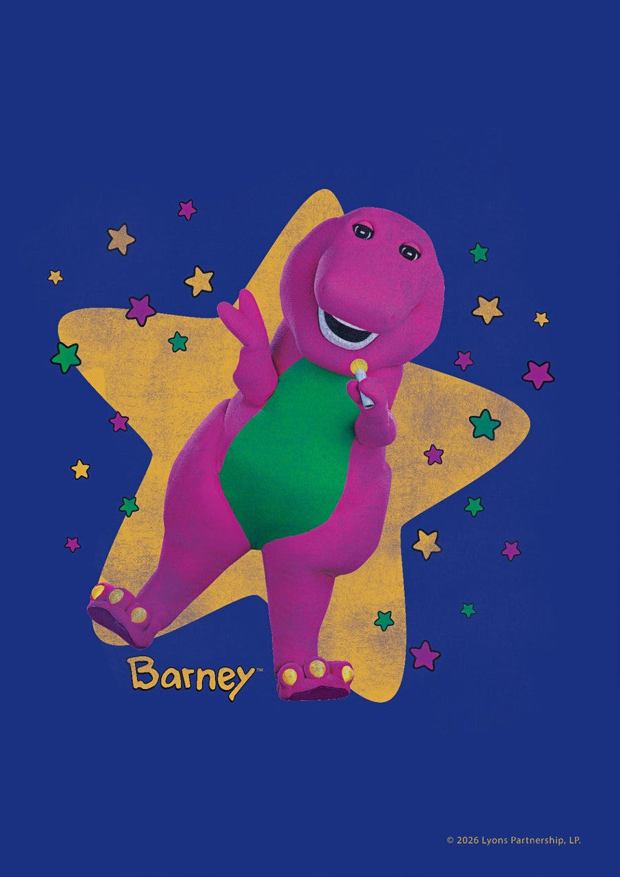 Barney Star Singer Wall Art Print