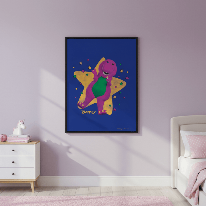 Barney Star Singer Wall Art Print wall - art - picture - poster