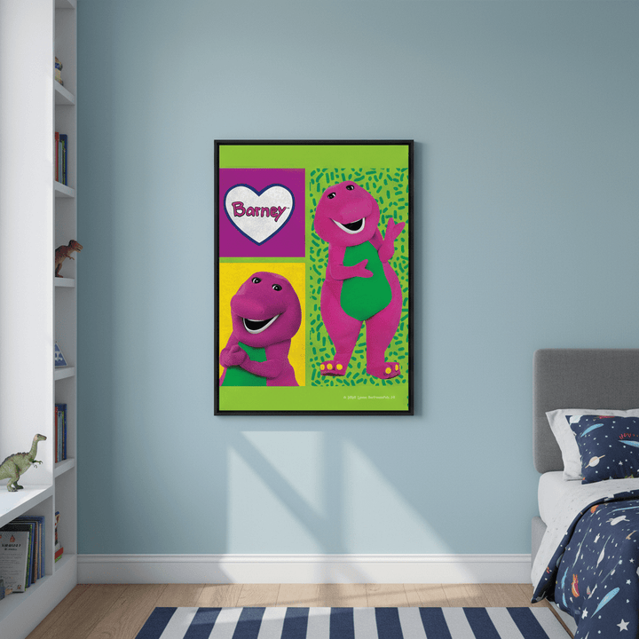 Barney Wall Art Print Kids Bedroom Decor wall - art - picture - poster