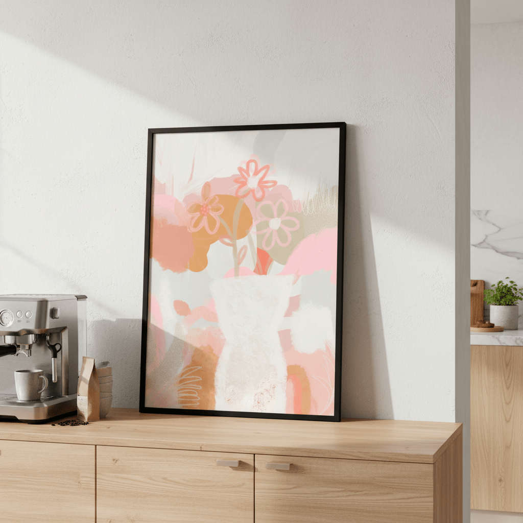 Basil Vase by Inkheart Designs wall - art - picture - poster