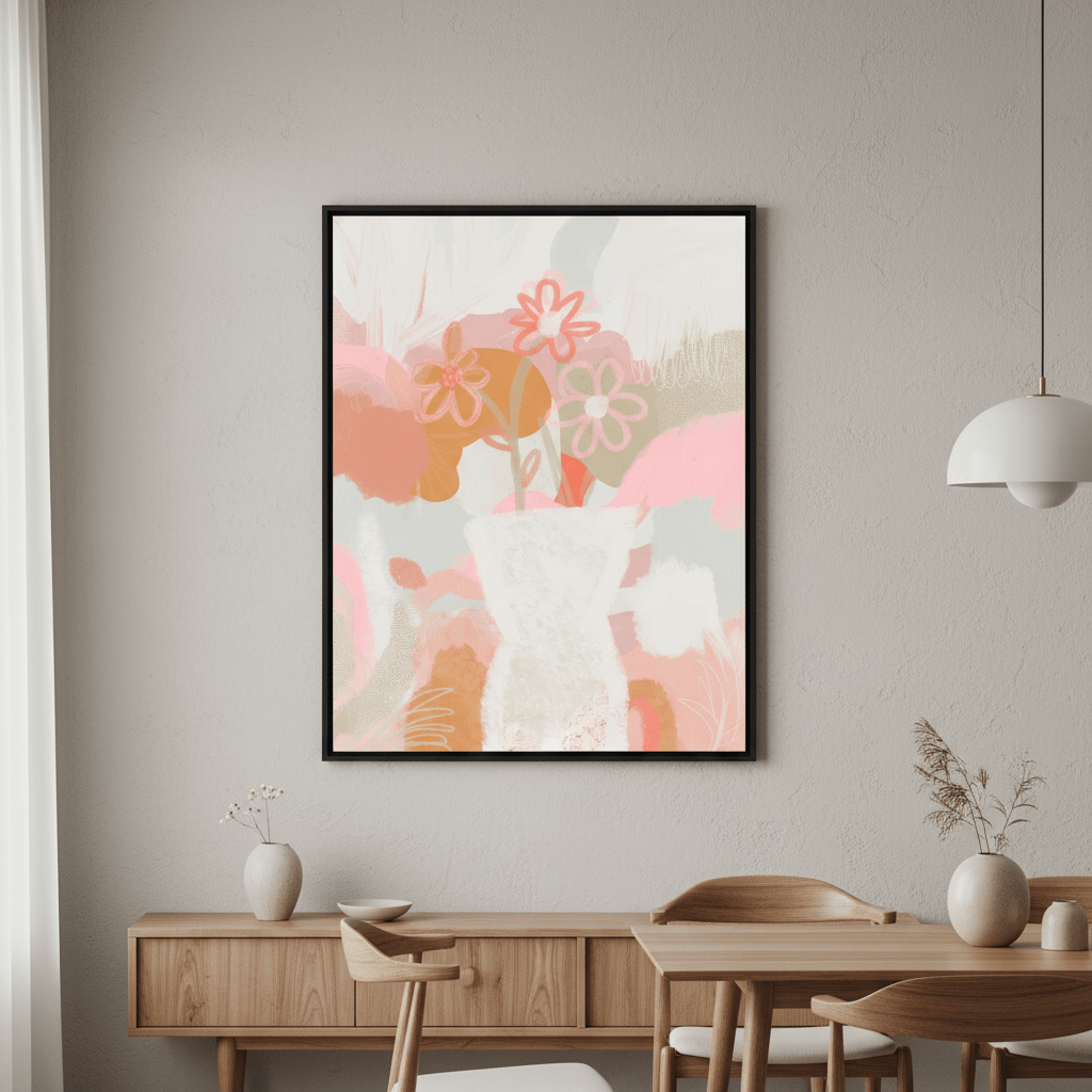 Basil Vase by Inkheart Designs wall - art - picture - poster