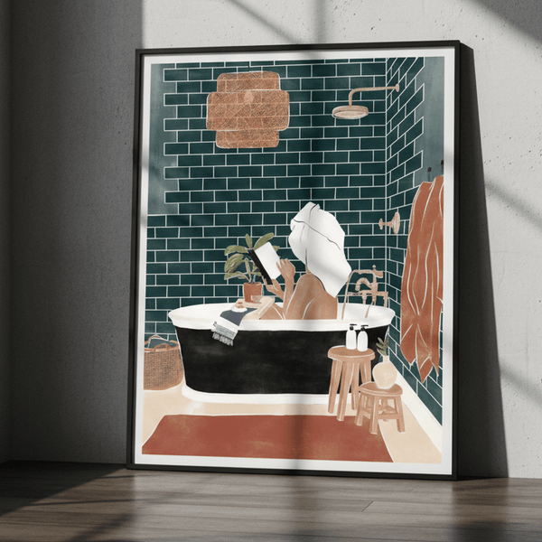 Bathroom Babe by Ivy Green Illustrations