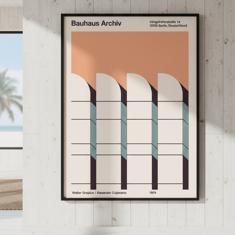 Bauhaus Archiv by Florent Bodart wall - art - picture - poster