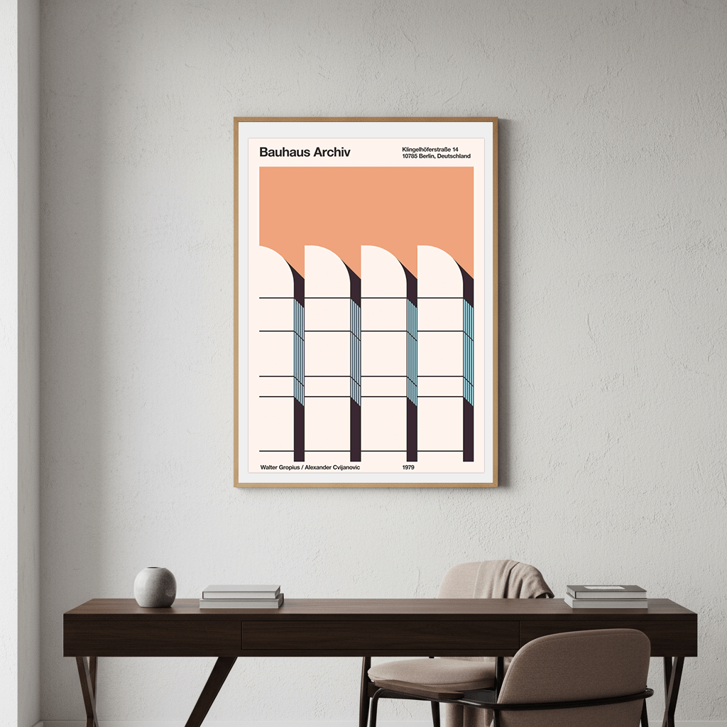 Bauhaus Archiv by Florent Bodart wall - art - picture - poster
