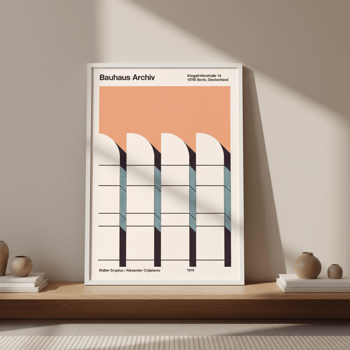 Bauhaus Archiv by Florent Bodart wall - art - picture - poster
