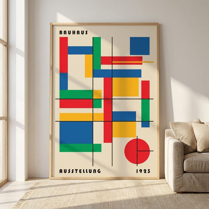 Bauhaus Grid 1923 wall - art - picture - poster