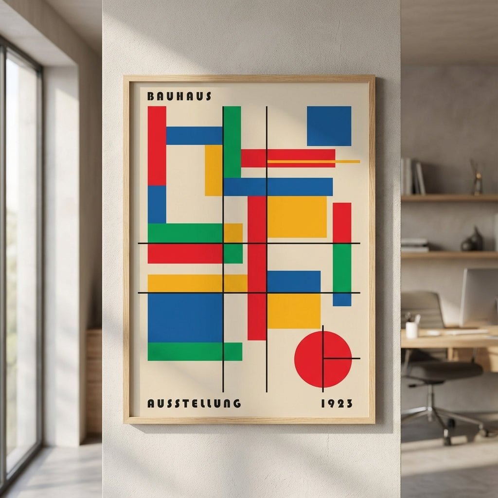 Bauhaus Grid 1923 wall - art - picture - poster