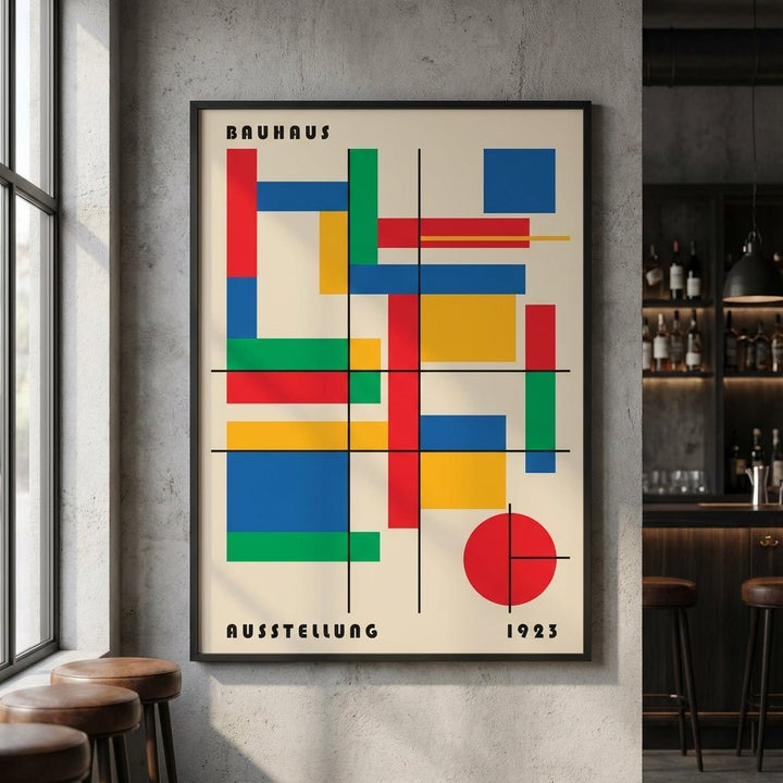 Bauhaus Grid 1923 wall - art - picture - poster