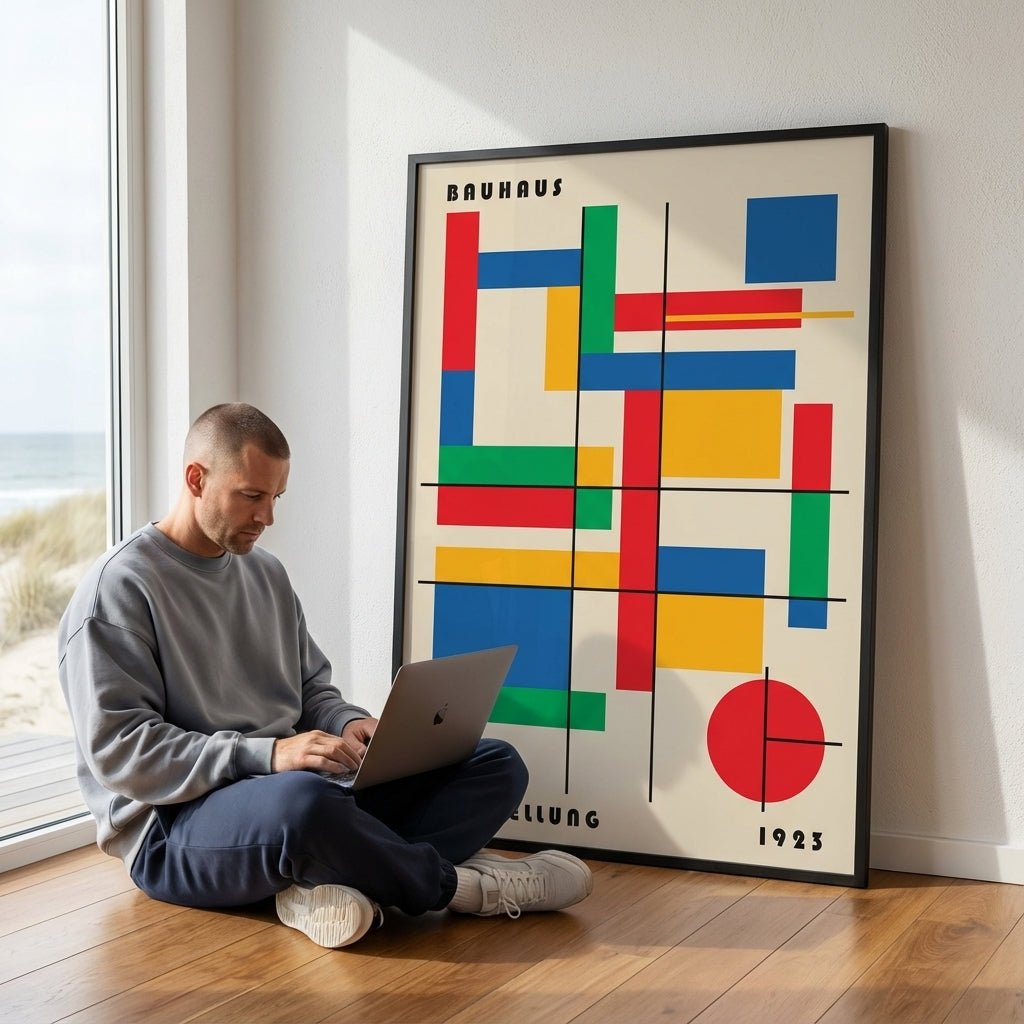 Bauhaus Grid 1923 wall - art - picture - poster