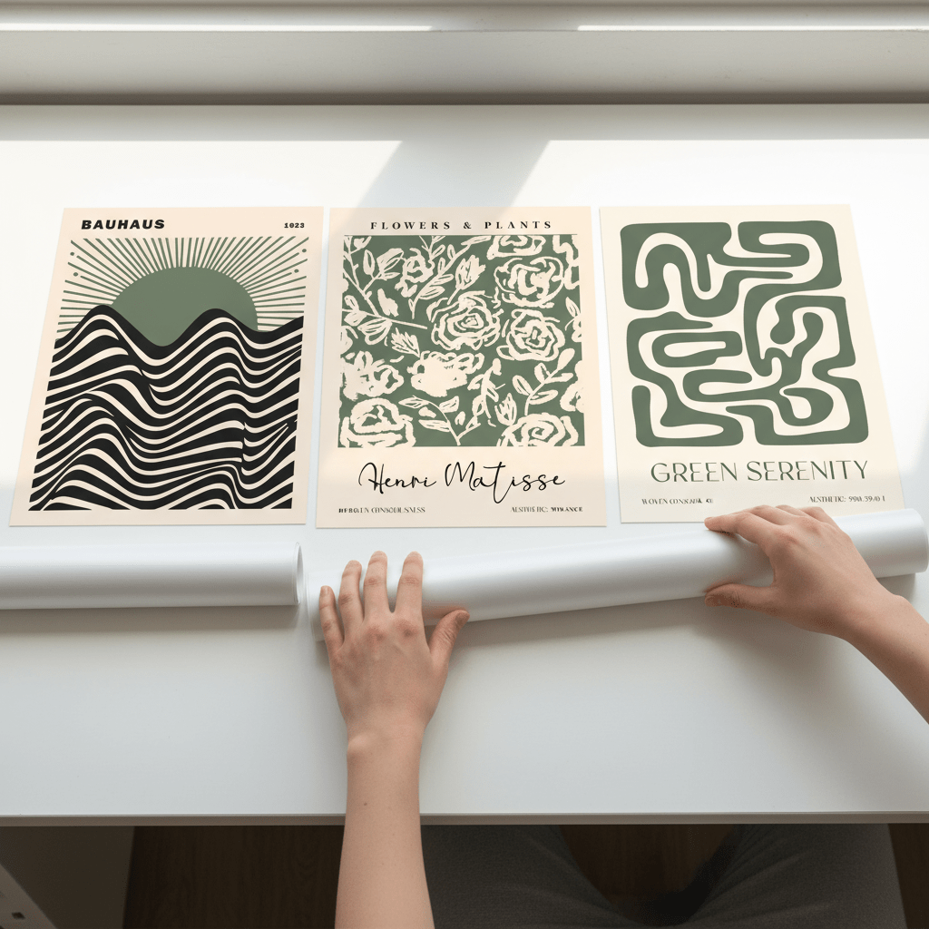 Bauhaus, Matisse Green Trio Wall Art wall - art - picture - poster