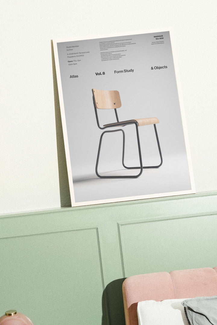 Bauhaus No.8 Form & Objects Wall Art wall - art - picture - poster