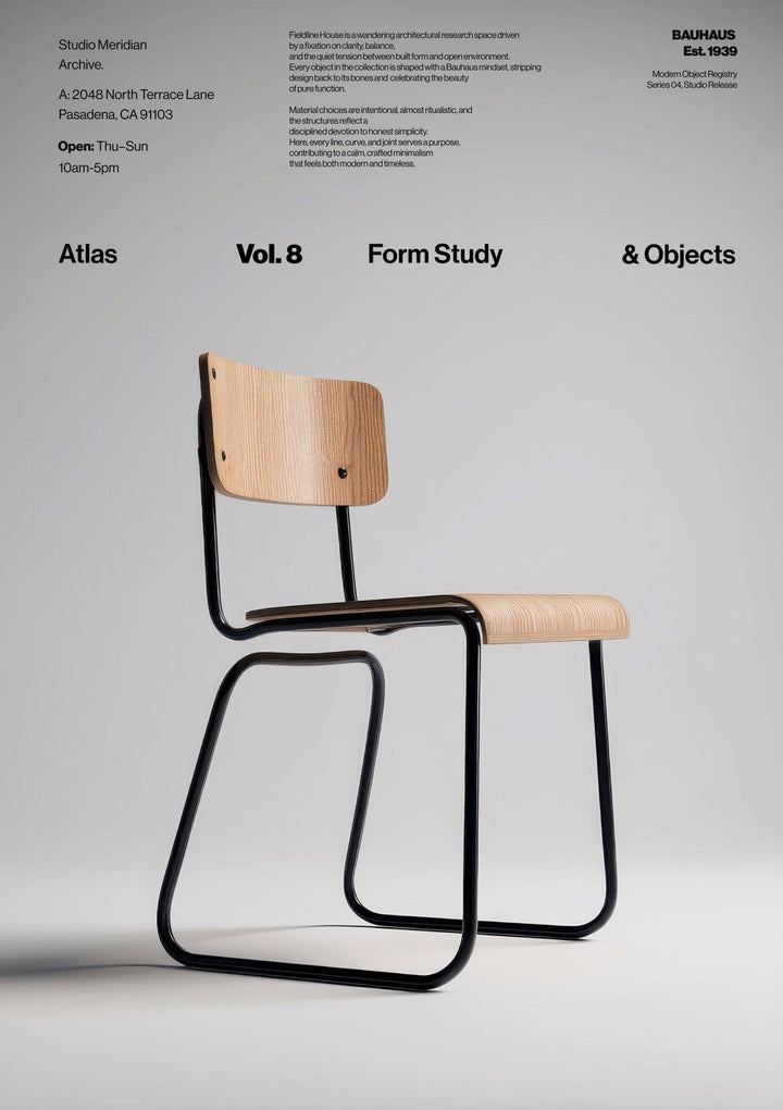 bauhaus form 8 new chair frame